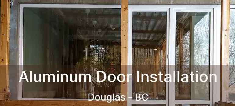  Aluminum Door Installation Douglas - BC
