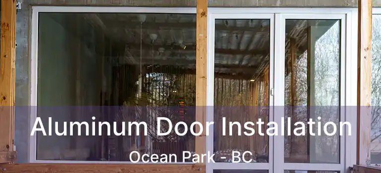  Aluminum Door Installation Ocean Park - BC