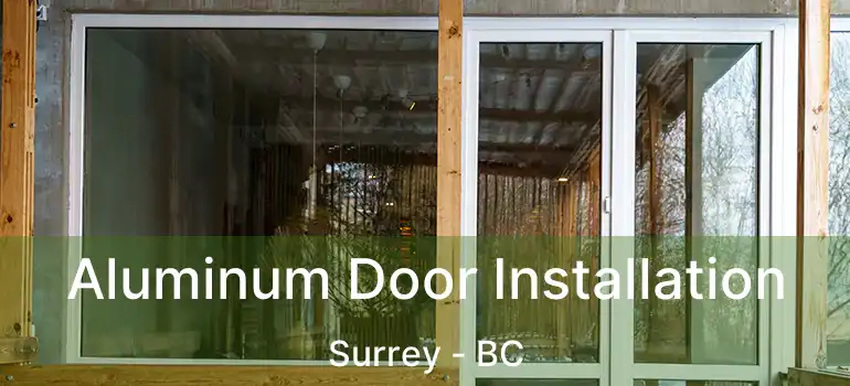  Aluminum Door Installation Surrey - BC