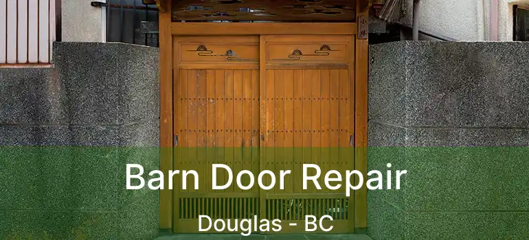  Barn Door Repair Douglas - BC