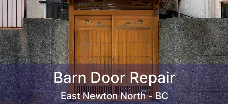  Barn Door Repair East Newton North - BC