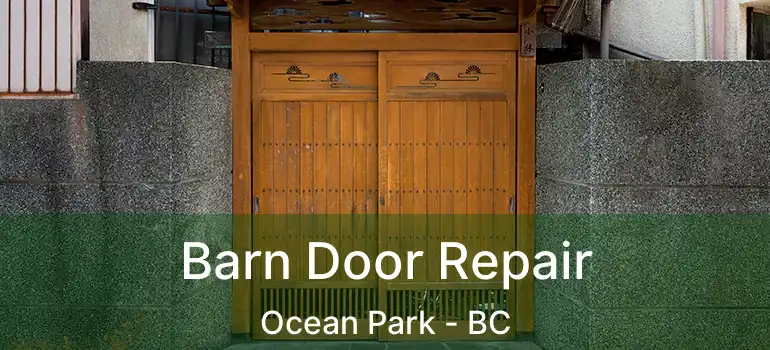  Barn Door Repair Ocean Park - BC