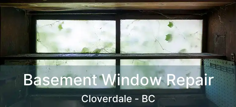  Basement Window Repair Cloverdale - BC