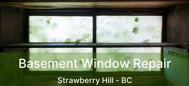  Basement Window Repair Strawberry Hill - BC