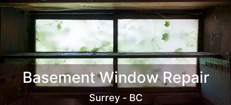  Basement Window Repair Surrey - BC