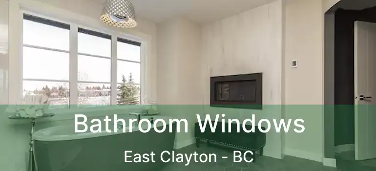 Bathroom Windows East Clayton - BC