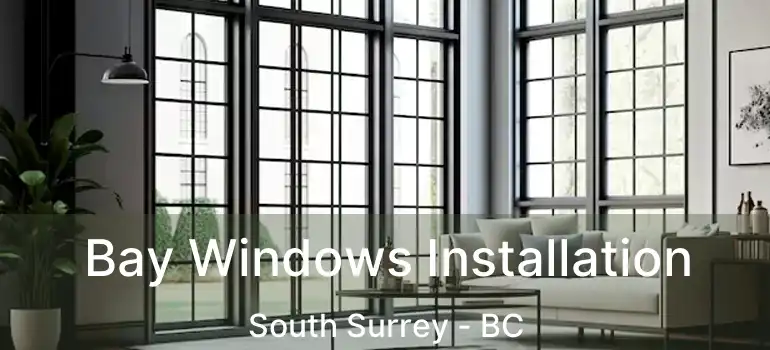  Bay Windows Installation South Surrey - BC