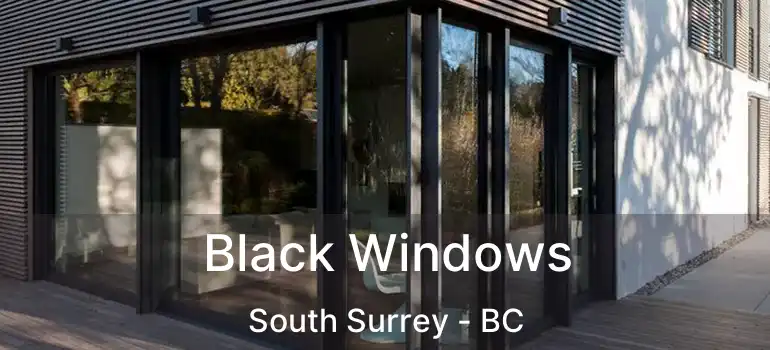  Black Windows South Surrey - BC