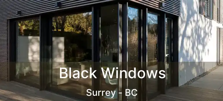  Black Windows Surrey - BC