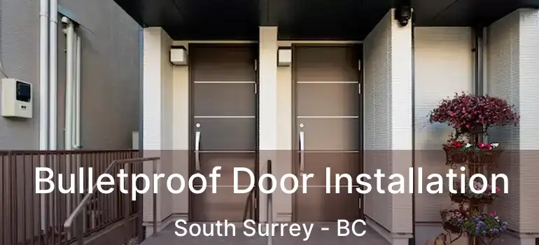  Bulletproof Door Installation South Surrey - BC