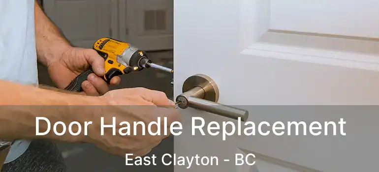  Door Handle Replacement East Clayton - BC