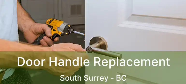  Door Handle Replacement South Surrey - BC