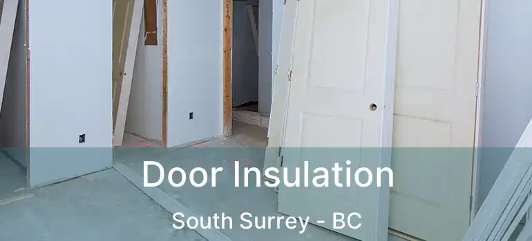  Door Insulation South Surrey - BC