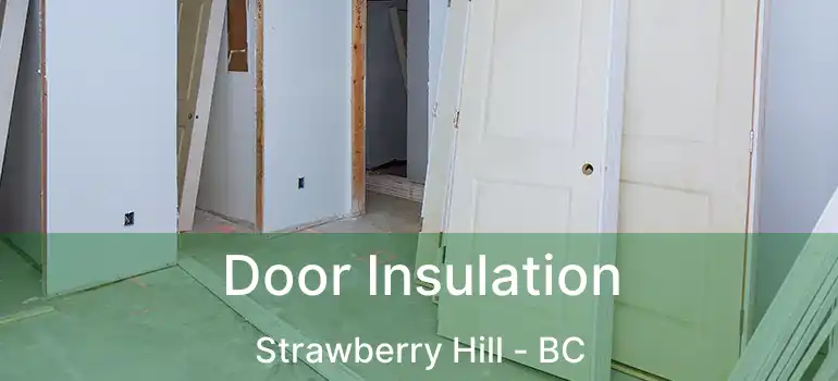  Door Insulation Strawberry Hill - BC