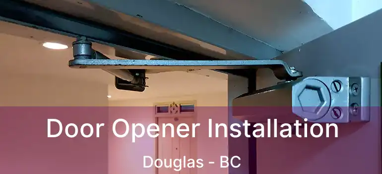  Door Opener Installation Douglas - BC