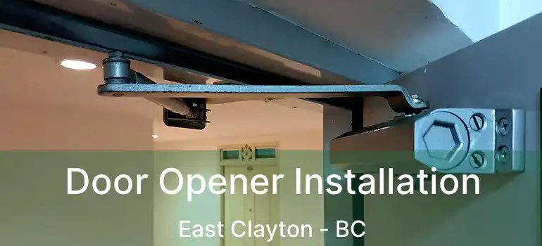  Door Opener Installation East Clayton - BC
