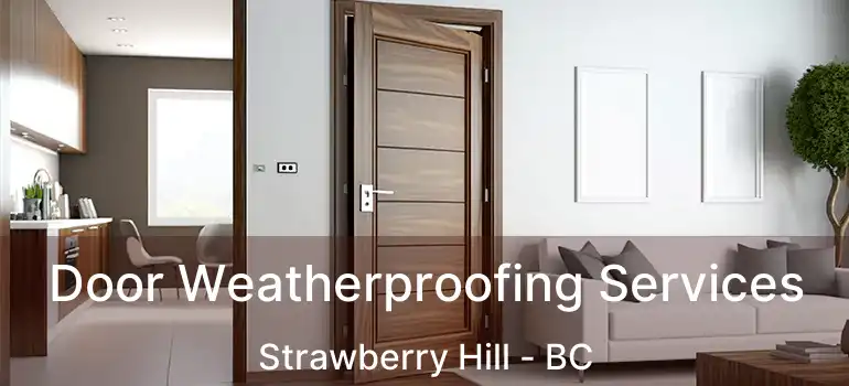  Door Weatherproofing Services Strawberry Hill - BC