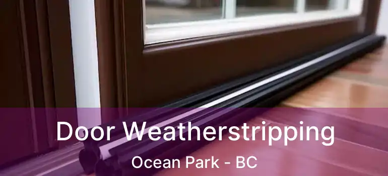  Door Weatherstripping Ocean Park - BC