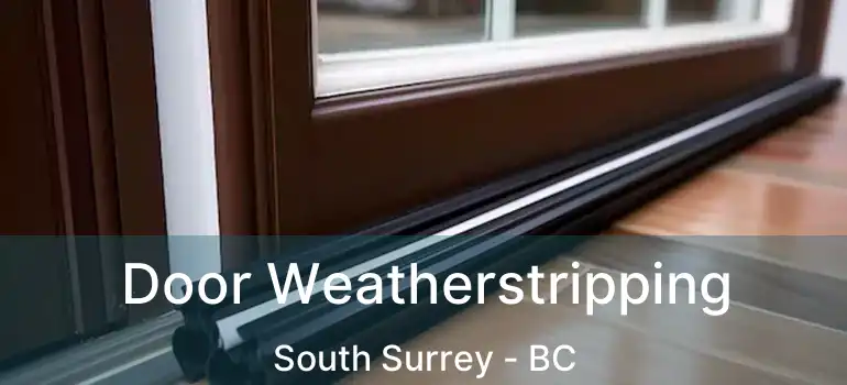  Door Weatherstripping South Surrey - BC