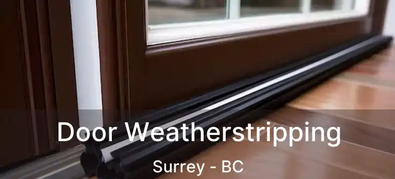  Door Weatherstripping Surrey - BC