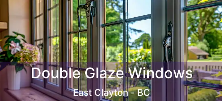  Double Glaze Windows East Clayton - BC