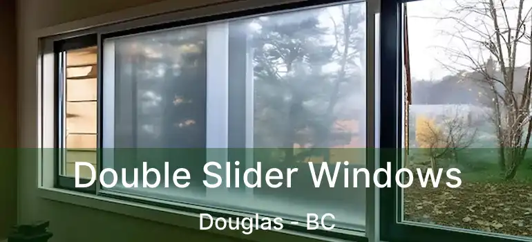  Double Slider Windows Douglas - BC