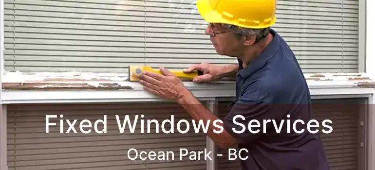  Fixed Windows Services Ocean Park - BC