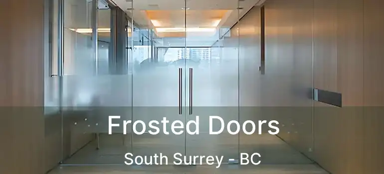  Frosted Doors South Surrey - BC