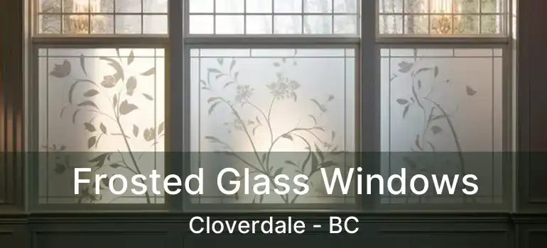  Frosted Glass Windows Cloverdale - BC