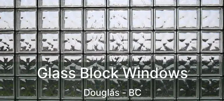  Glass Block Windows Douglas - BC