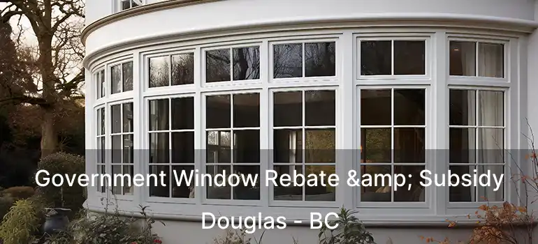 Government Window Rebate & Subsidy Douglas - BC