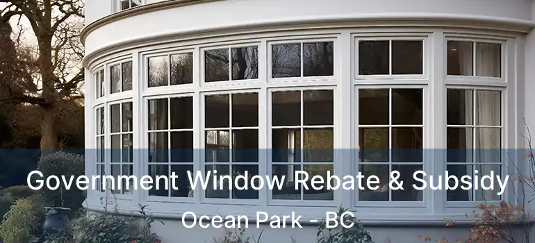  Government Window Rebate & Subsidy Ocean Park - BC