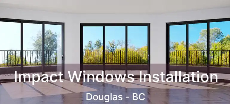  Impact Windows Installation Douglas - BC