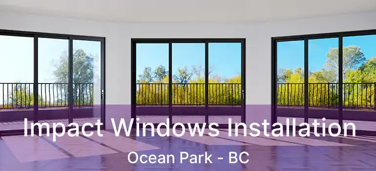  Impact Windows Installation Ocean Park - BC