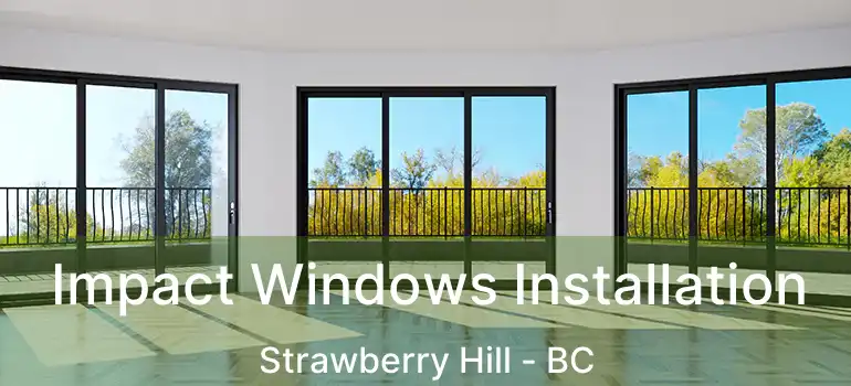  Impact Windows Installation Strawberry Hill - BC