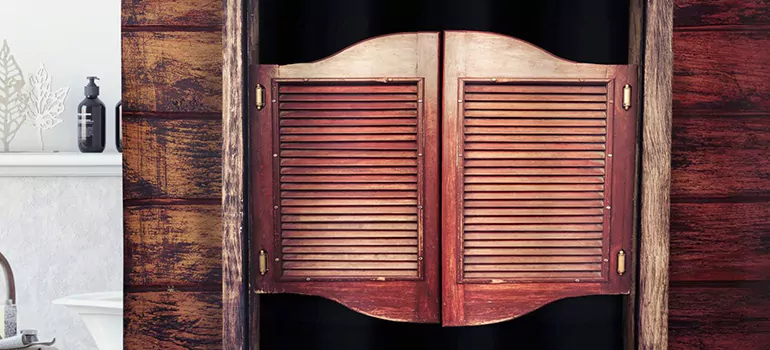 Installing Saloon Door Hinges in Surrey, BC