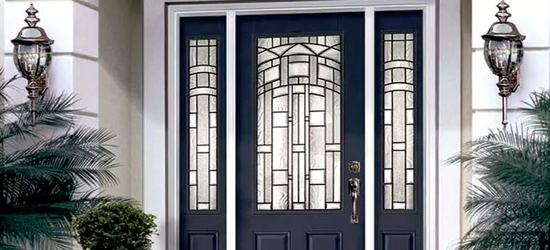Stained Glass Door Panels in Surrey, British Columbia