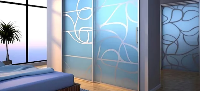 Frosting Glass Cabinet Doors in Surrey, BC