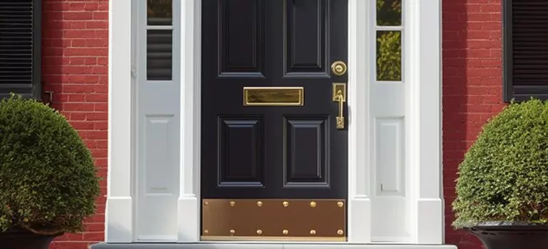 Commercial Door Kick Plate Installation in Surrey, BC