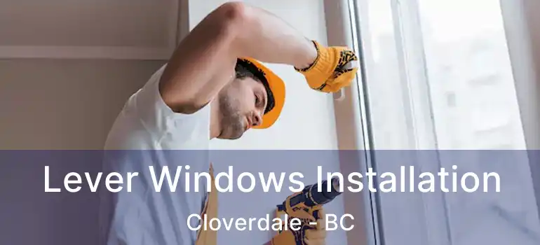 Lever Windows Installation Cloverdale - BC