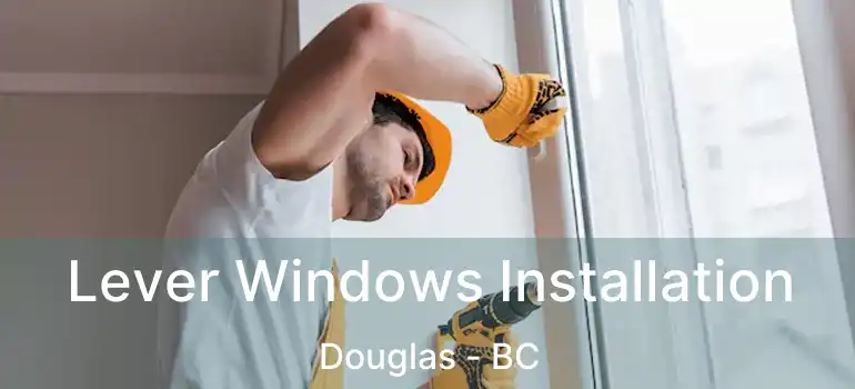  Lever Windows Installation Douglas - BC