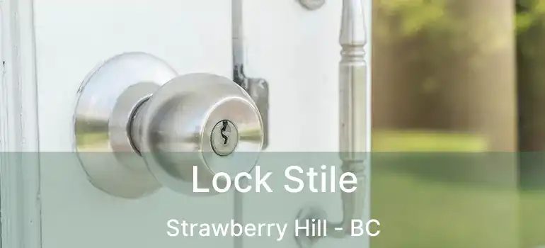  Lock Stile Strawberry Hill - BC
