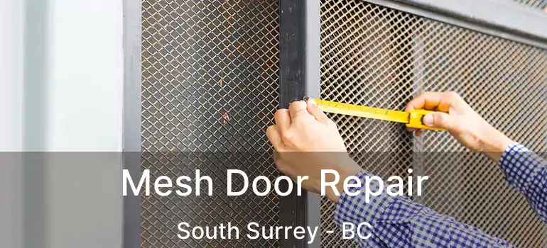  Mesh Door Repair South Surrey - BC