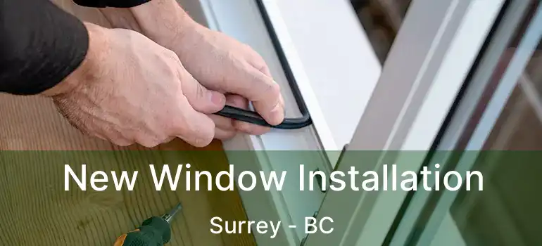  New Window Installation Surrey - BC