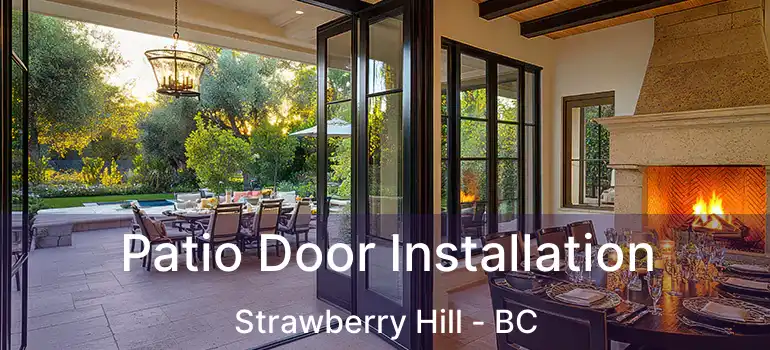  Patio Door Installation Strawberry Hill - BC