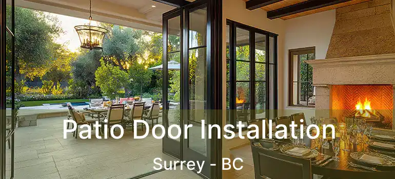  Patio Door Installation Surrey - BC