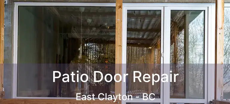  Patio Door Repair East Clayton - BC
