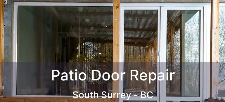  Patio Door Repair South Surrey - BC