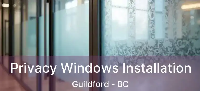  Privacy Windows Installation Guildford - BC