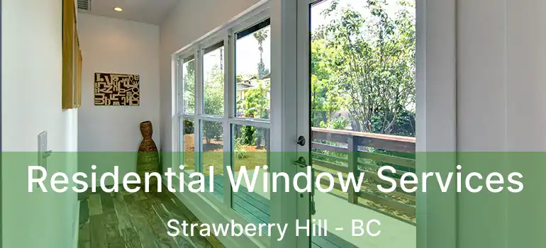  Residential Window Services Strawberry Hill - BC